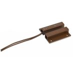   Satel K-1 2E BR Mágneses nyitásérzékelő; felületre szerelhető; 2 lezáró ellenállás: 1.1 kOhm; 24.2x7.2 mm; barna