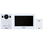   Dahua KTX01(S) Kétvezetékes hibrid video-kaputelefon szett; VTO2003F + VTH5123H-W + VTNC1003C; felületre szerelhető