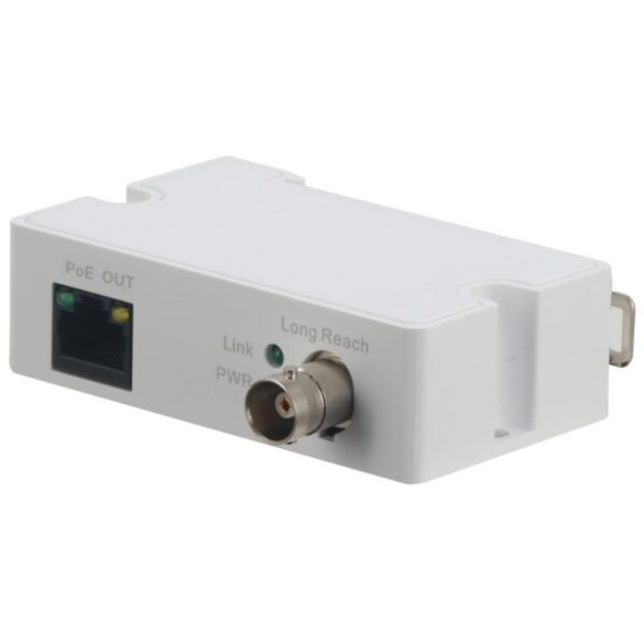 Dahua LR1002-1ET Ethernet over Coax (EoC) konverter; adó egység; 1 RJ45 10/100 / 1x BNC; PoE támogatás