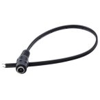   Nestron NPP-DC1F DC tápcsatlakozó 25cm kábelen; anya; 5,5/2,1mm