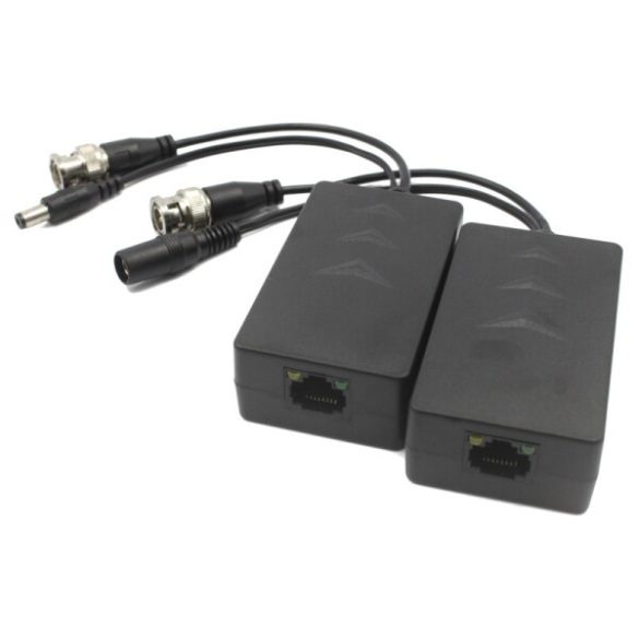 Dahua PFM801-4MP 1 csatornás passzív HD-CVI video+táp adó/-vevő; párban; 4 MP max. 200m, 2MP max. 250m