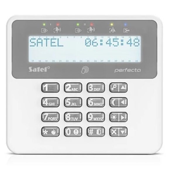 Satel PRF-LCD-A2 Vezeték nélküli LCD kezelő PERFECTA 64 M központhoz