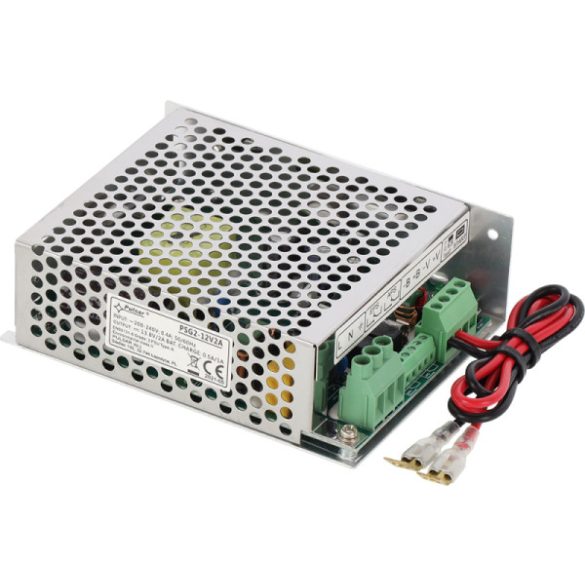 Pulsar PSG2-12V2A 13,8V/2,5A tokozott kapcsolóüzemű szünetmentesíthető tápegység; Grade 2