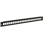   Pulsar RAP-RJ45 19" keystone patch panel; 24 port; árnyékolatlan
