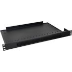   Pulsar RAPS-1P 19" fésűs kábel átvezető panel polccal; 1U; 443x324mm