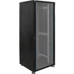   Pulsar RS4288 19" 42U 800x800 álló rack szekrény; lapraszerelt; fekete