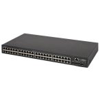   Dahua S5500-48GT4XF-E-V2 52 portos központi switch; 48 Gbit / 4 10Gbit SFP uplink port; menedzselhető
