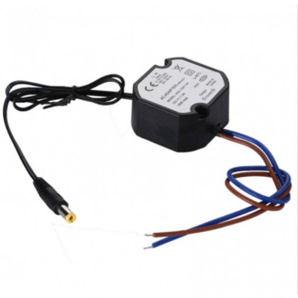 Nestron SD1412v2 Tápegység csatlakozóval kamerákhoz kötődobozba; 12V; 1A; 12W