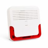 Satel SP-6500 R Kültéri hang- és fényjelző; akkumulátor beszerelhető