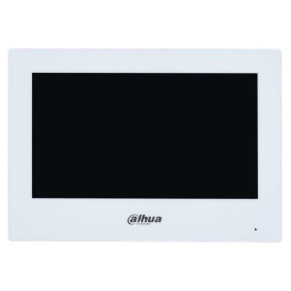 Dahua VTH2621GW-P IP video-kaputelefon beltéri egység; 7" TFT érintő kijelző; 1024x600 felbontás; fehér
