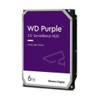   Western Digital WD64PURZ WD Purple; 6 TB biztonságtechnikai merevlemez; 256 MB cache; 24/7 alkalmazásra;nem RAID kompatibilis