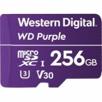   Western Digital WDD256G1P0C WD Purple 256GB micro SD kártya; microSDXC; Class 10 UHS-III; 24/7; 100MB/s-60MB/s