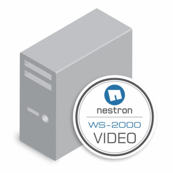 Nestron WS-2000-VIDEO Videós munkaállomás; max. 32 videócsatornához; Core i5Ryzen5; 8GB RAM; 512GB SSD; 4GB GPU; Win10Pro