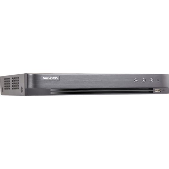 Hikvision iDS-7204HUHI-M1/S (C) 4 csatornás AcuSense THD DVR; 8MP@8fps; 5MP@12fps; 4MP@15fps; 1080p@25fps; + 2x8 MP IP; koax audio