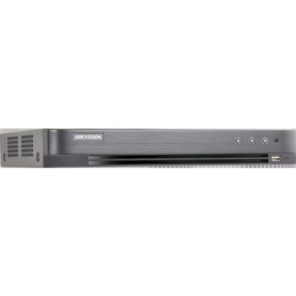 Hikvision iDS-7208HQHI-M1/S (C) 8 csatornás AcuSense THD DVR; 4MPlite@15fps, 1080p lite@25fps, 1080p@15fps; + 2×6MP IP; koax audio