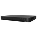   Hikvision iDS-7208HTHI-M2/S/4A+8/4ALM(C) 8 csatornás THD DVR; 8MP@12fps; 5MP@20fps; 4MP@25fps; +8×8MP IP; koax audio; riasztás I/O