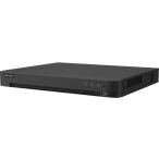  Hikvision iDS-7216HUHI-M2/PXT/4A+4/1ALM 16 csatornás THD DVR; 8MP@12fps; 5MP@20fps; 4MP@25fps; 1080p@25fps; 16×8MP IP; PoC