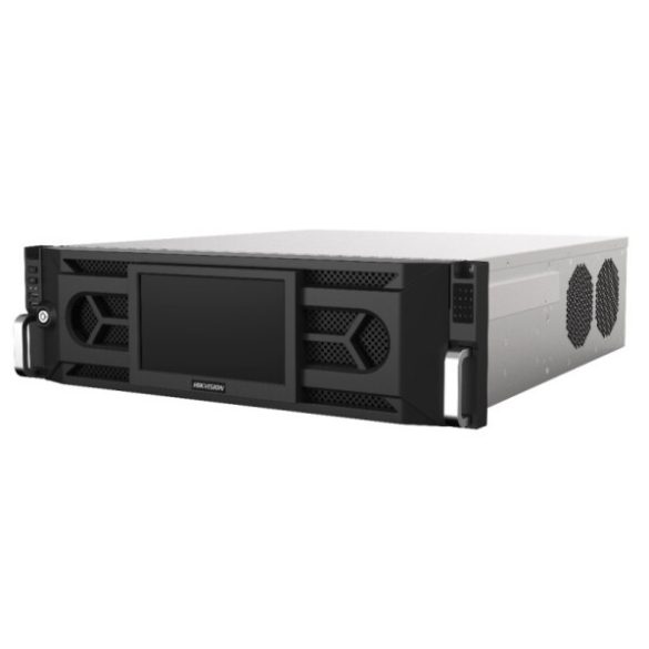 Hikvision iDS-96256NXI-I24 (C) 256 csatornás DeepinMind NVR; 768/512 Mbps ki-/bemeneti sávszélesség; riasztás I/O